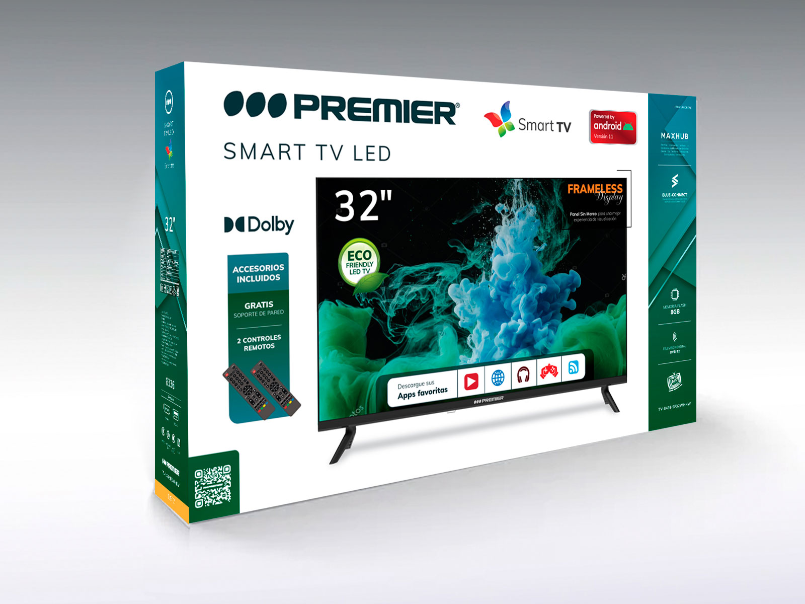 Productos Premier  Smart TV LED de 43
