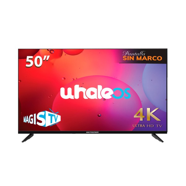 Imagen del producto Tv 50” uhd smart (whale os) c/ dvb-t2, sm, magistv dolby, android 13.0