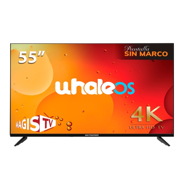 Imagen del producto Tv 55” uhd smart (whale os) c/ dvb-t2, sm, magistv dolby, android 13.0