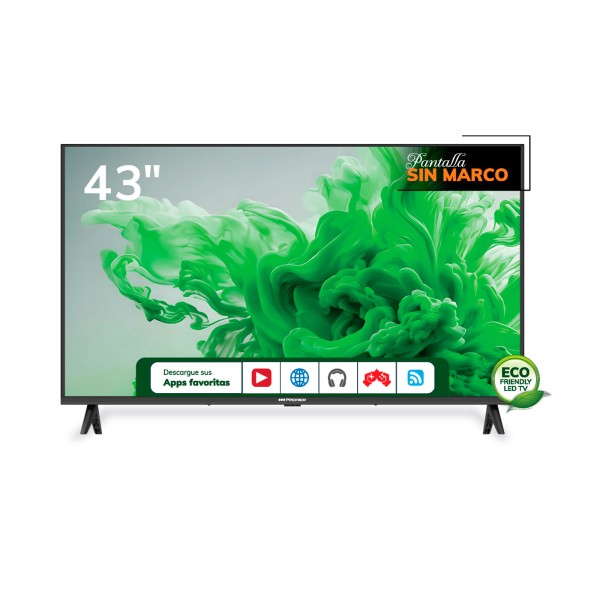 Imagen del producto Tv 43” fhd smart c/dvb-t2, sm, android 14.0, c/magis tv