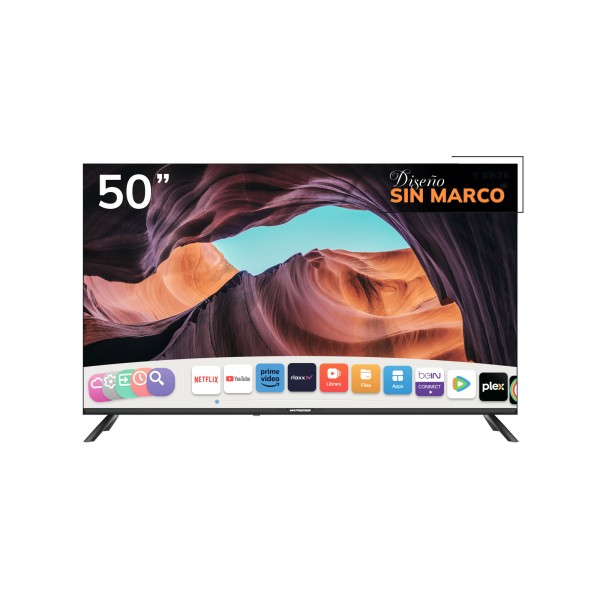 Imagen del producto Tv 50” uhd smart (whale os) c/ dvb-t2, sm, dolby, android 13.0