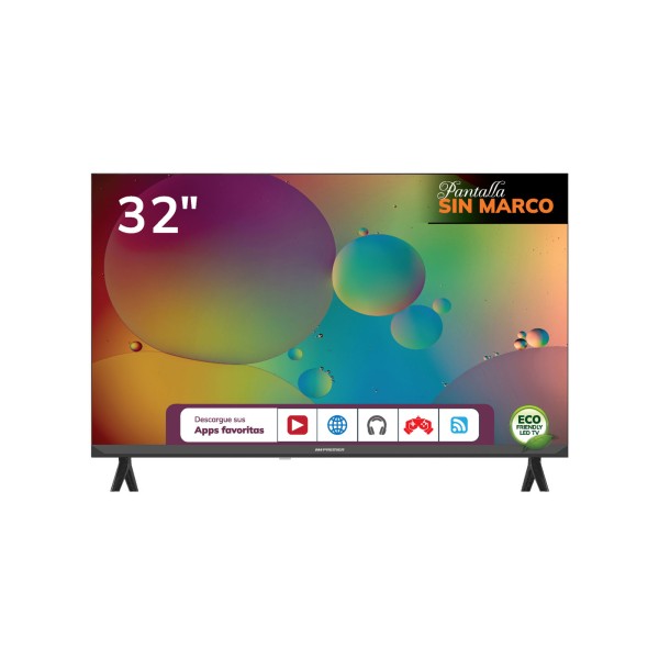 Imagen del producto Tv 32” hd smart c/dvb-t2, android 14.0, sm, c/cr voz